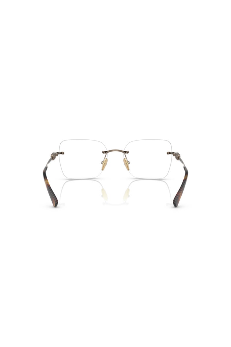 Vogue Square Eyeglasses for Women - Light Brown - 53mm Lens - Image 3